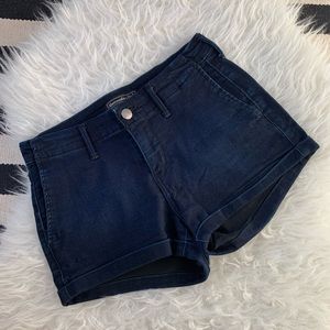 Abercrombie A&F dark denim short & polka dot top